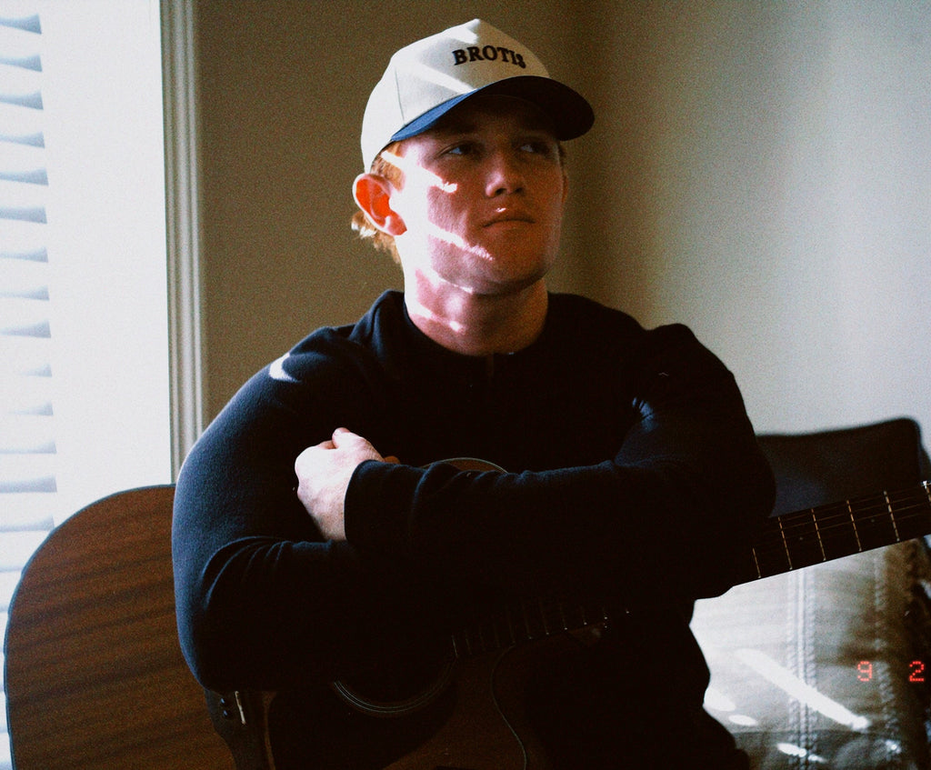 Midnight Waffle Knit Henley