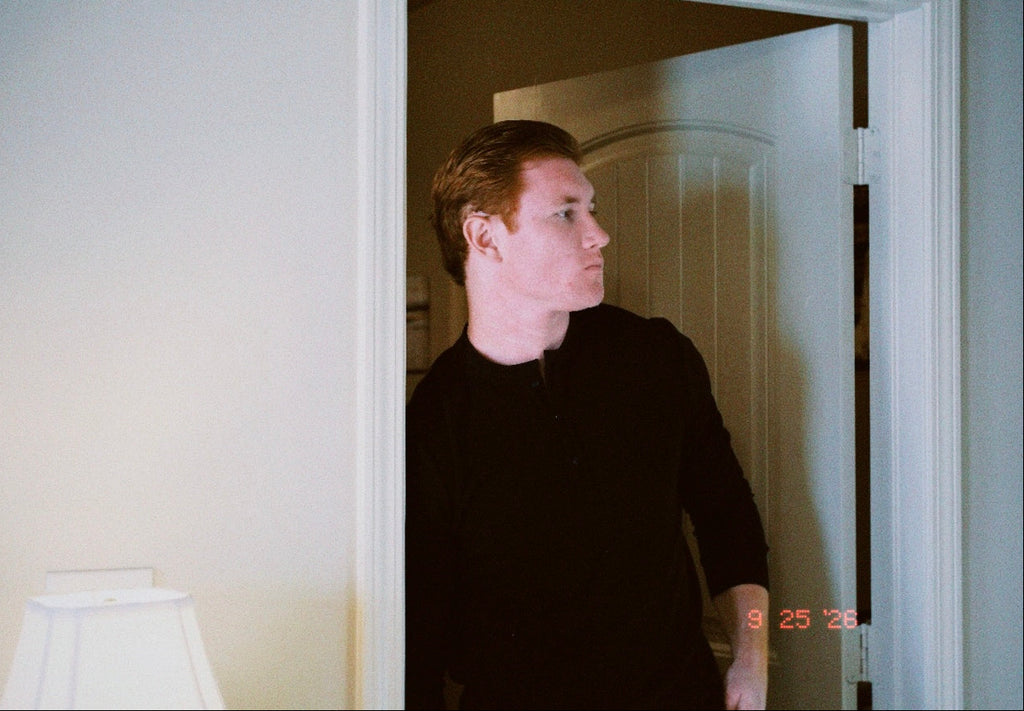 Midnight Waffle Knit Henley