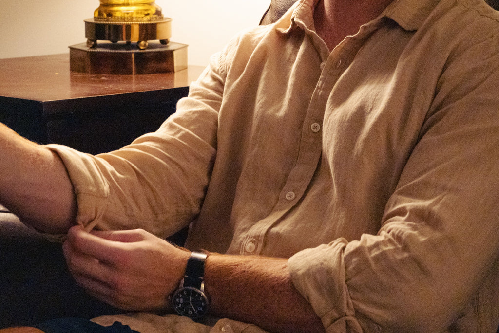 Desert Dune Long Sleeve Linen Shirt