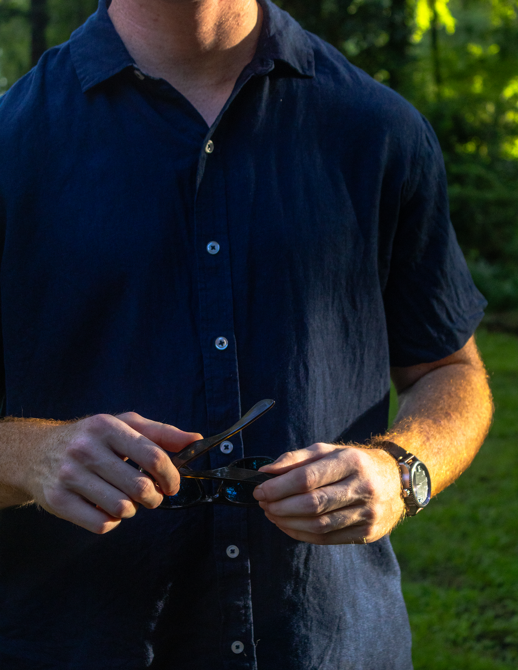 The Deep Ocean Linen Shirt